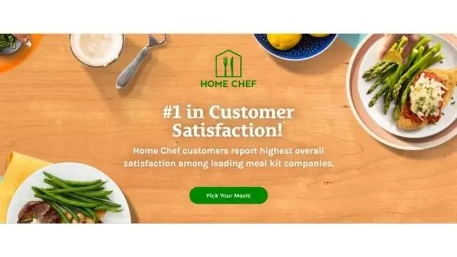 Perfect PPC Landing Page - Home Chef
