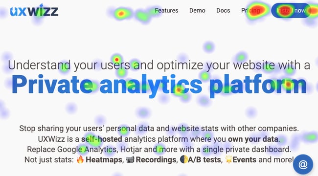 best wordpress heatmap plugins: uxwizz