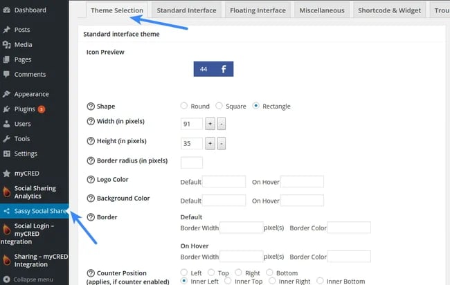 Sassy Social Share WordPress plugin for Pinterest