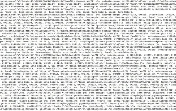 Bloated code of Wix site from official showcase