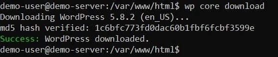 download wordpress wp-cli - wp cli install wordpress.