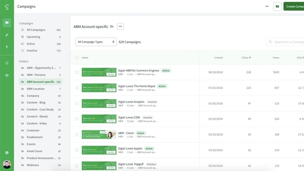 Screenshot of Sigstr integration in HubSpot