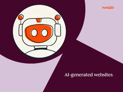 AI-generated website examples