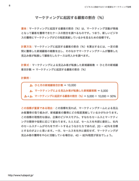 6つの重要なマーケティング指標