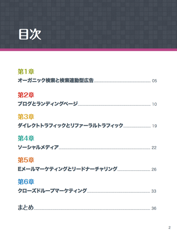 マーケティング分析を活用して劇的な成長を実現する方法を解説した無料ガイドはこちらからダウンロードできます。