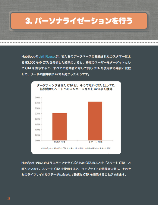 効果的なCTAの作成方法を解説した無料PDFはこちらからダウンロードできます。