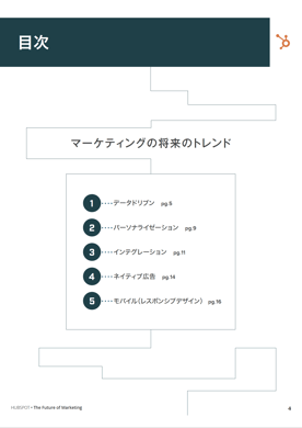 未来のマーケティングのあるべき姿目次