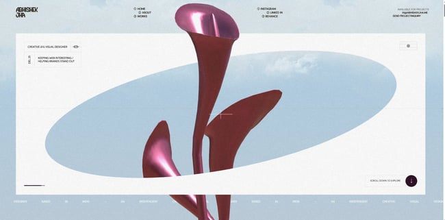 Abhishek Jha freelancer website design