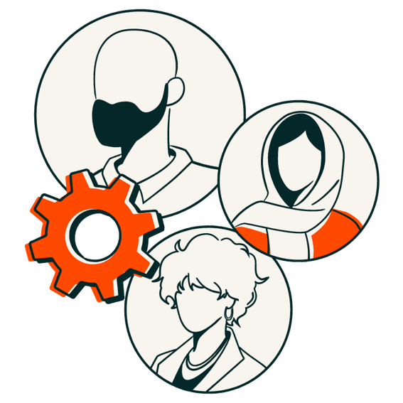 Pictogram Benutzerberechtigungen