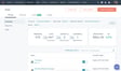 Dashboard displaying advertising campaign metrics, including impressions, clicks, contacts, and ROI for selected accounts within a marketing platform interface.