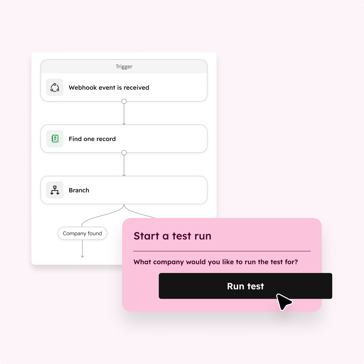 sui of agent builder showing actions run on their own