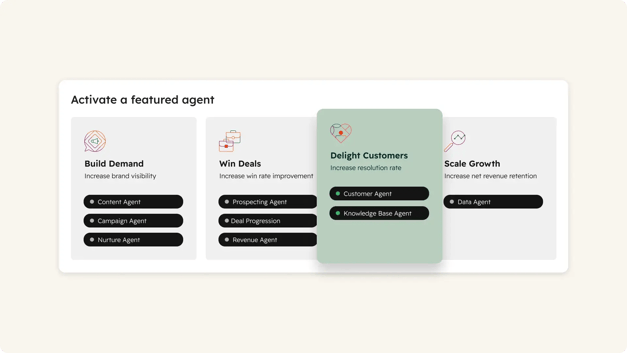 sui showing agent hub use cases and agents