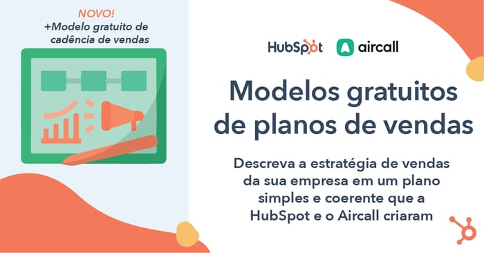 Modelo de plano de vendas - banner
