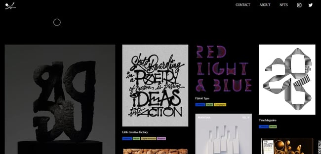 Alex Trochut��s online portfolio