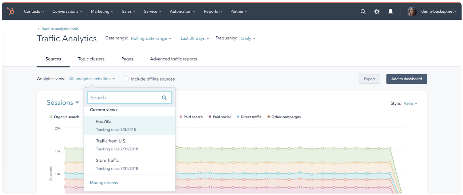 Analytics-View-Filters