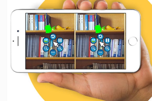 App de zoom Supervisión para Cardboard