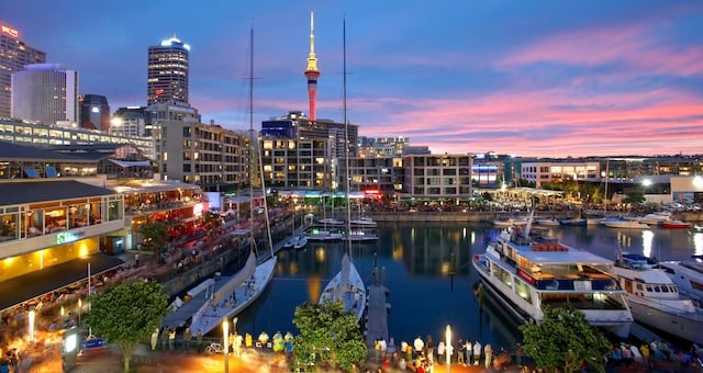 Auckland by night
