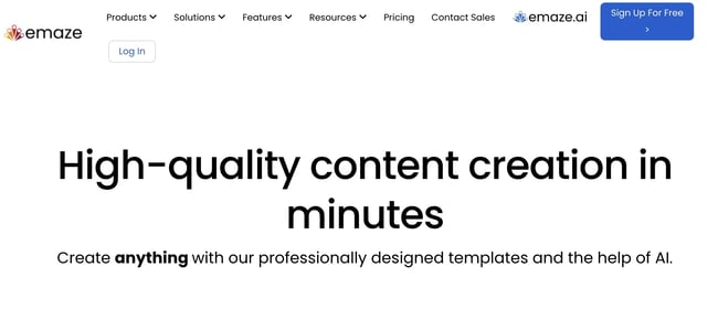 Best Presentation Tools, emaze
