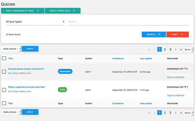 Best WordPress Quiz Plugins, Ari Stream Quiz