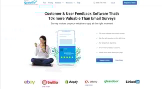 Best customer feedback tools- Qualaroo