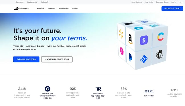 BigCommerce, Squarespace alternatives