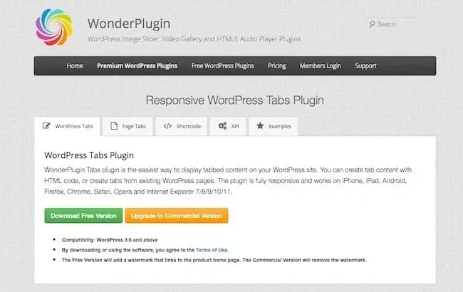 Wonder Tabs  Best for: developers comfortable with HTML and CSS.