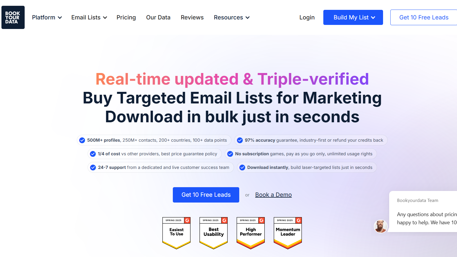 Bookyourdata
