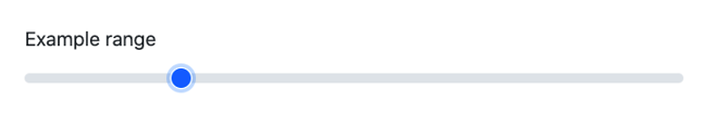 Bootstrap range input form style allows users to horizontally scroll a range input-1