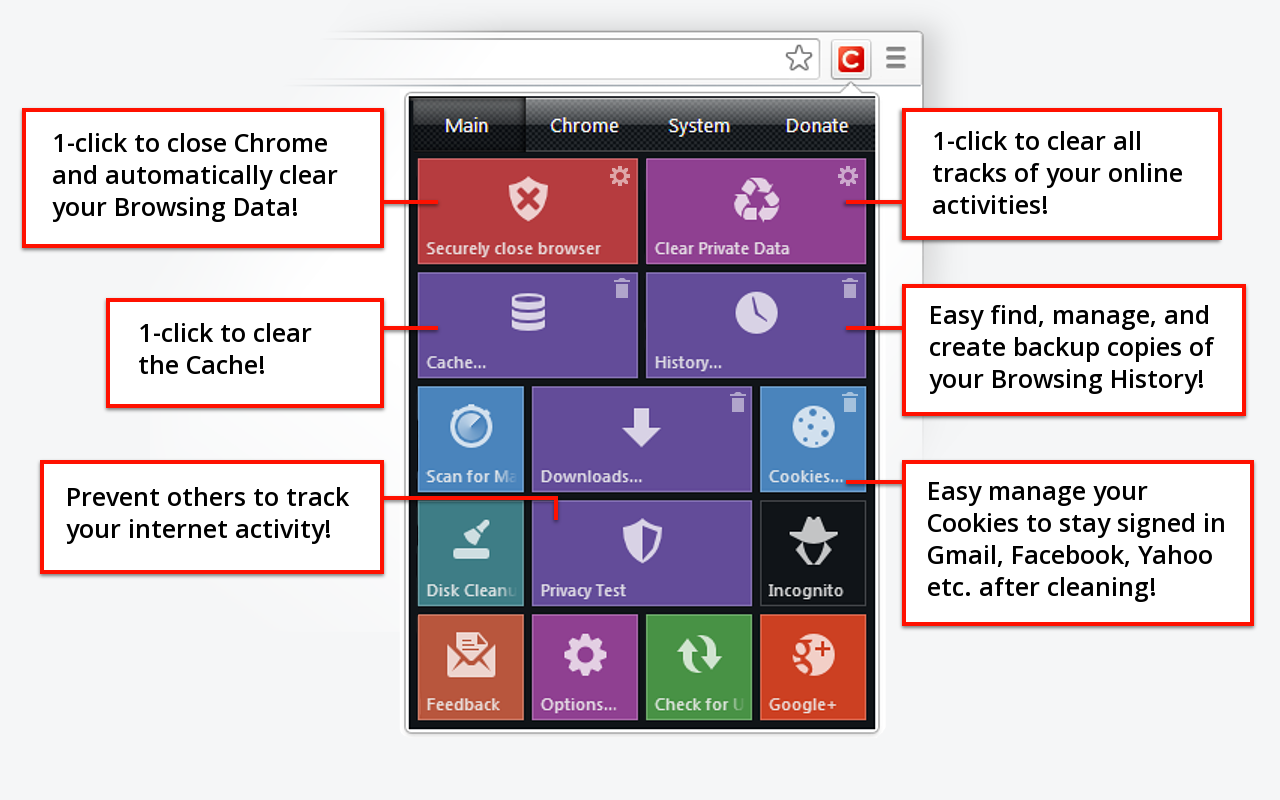 click&clean-extensão-googlechrome