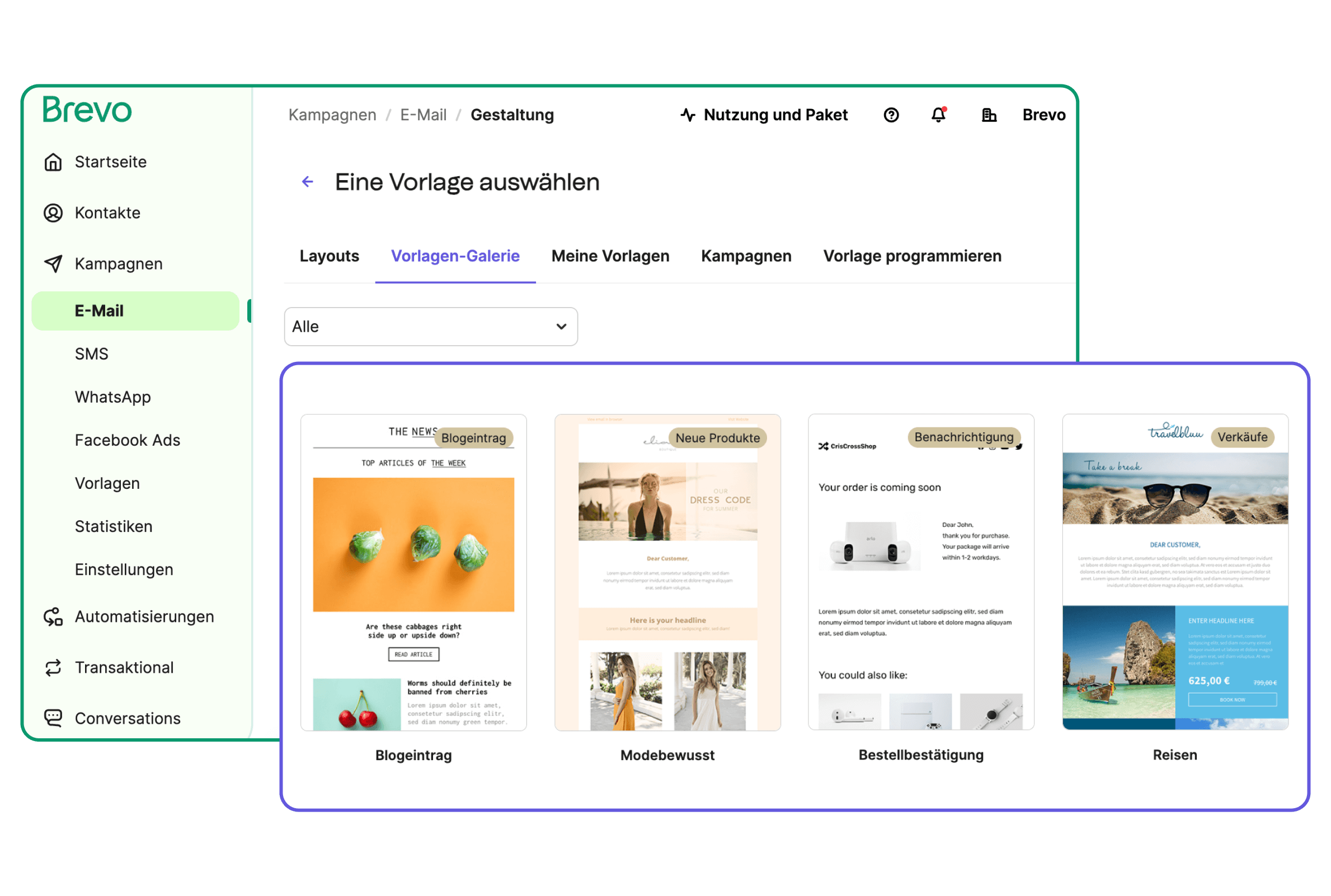 EMail-Vorlagen-Brevo