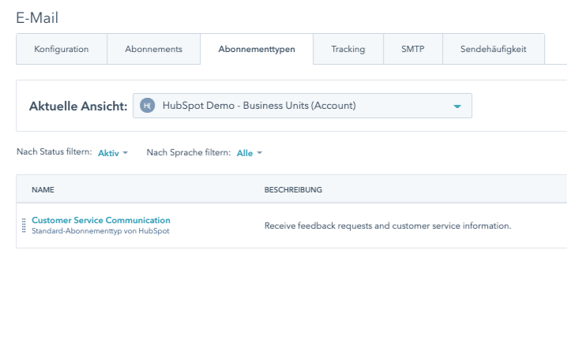 E-Mail-Einstellungen