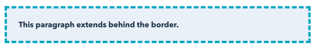 CSS padding color example with background-clip property set to border-box