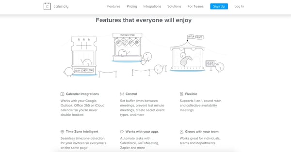 Calendly Best Scheduling Polls and Surveys - Features page