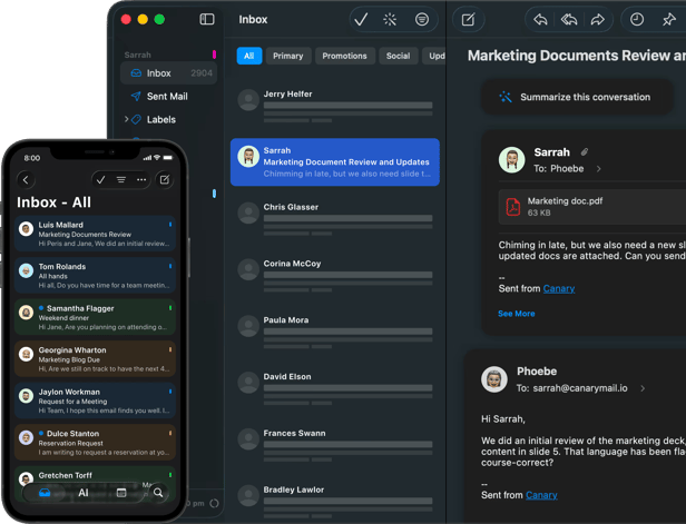 Canary Mail Private Email