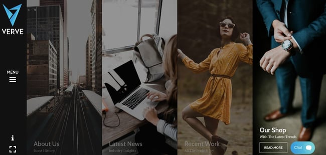 creative wordpress themes: Verve