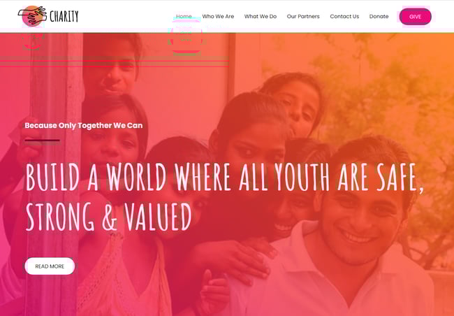 Charity Astra Site WordPress theme for nonprofit organizations
