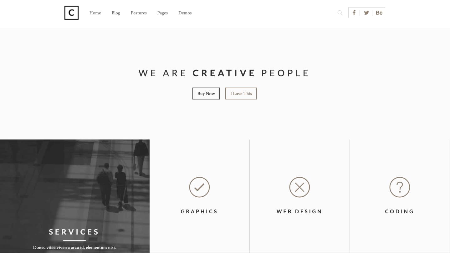 creative wordpress themes: Choco