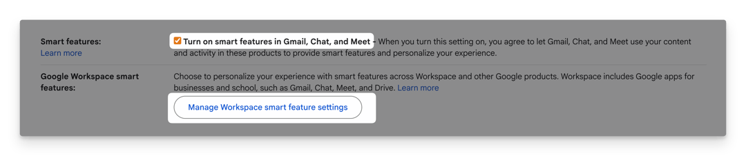 how to find a specific setting in their Gmail preferences