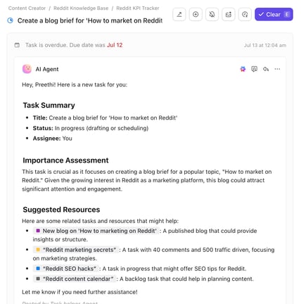 Clickup Content Creator