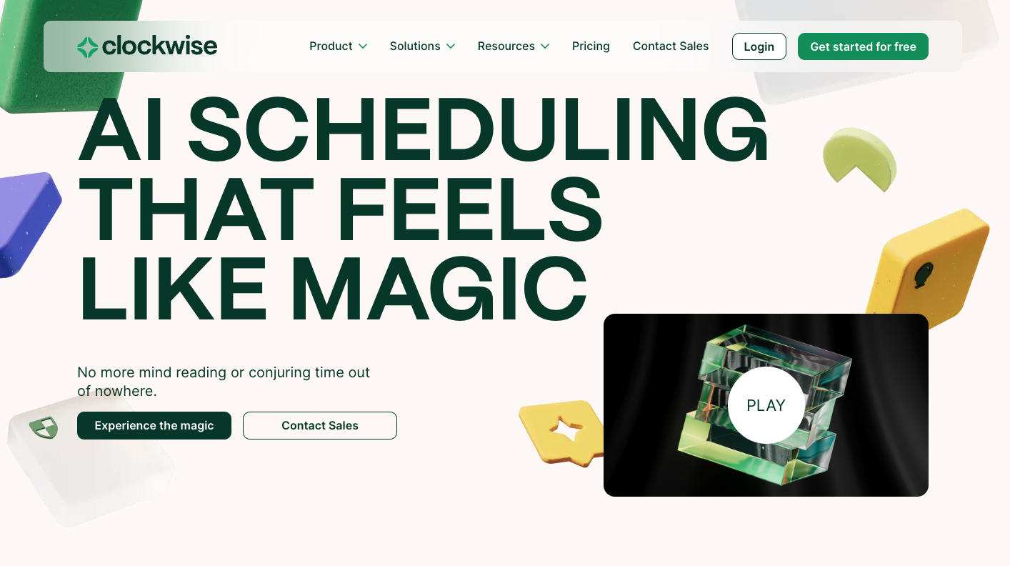 Clockwise AI Scheduling Assistant