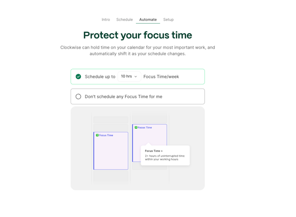 Clockwise Protect Your Time