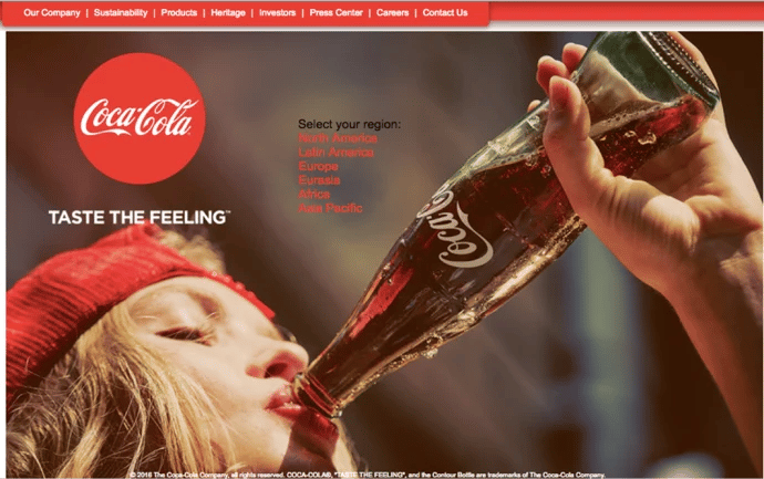 Coca Cola Red.