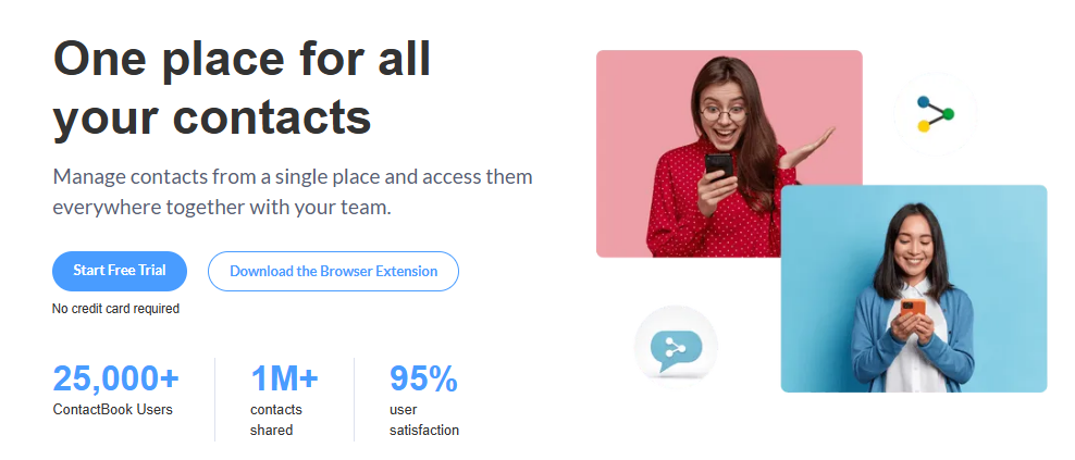 ContactBook Homepage