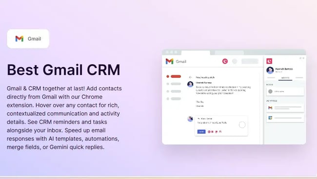 Copper Gmail CRM