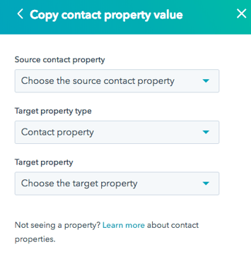 Copy Contact Property