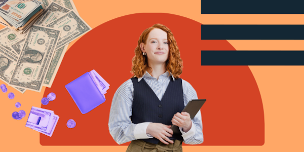 woman buys small business insurance 