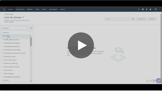 Utilizar la propiedad HubSpot Score (Lead scoring)
