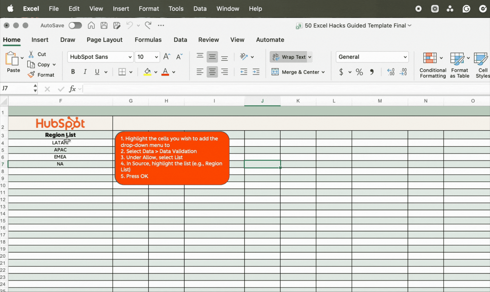 Create a drop-down menu