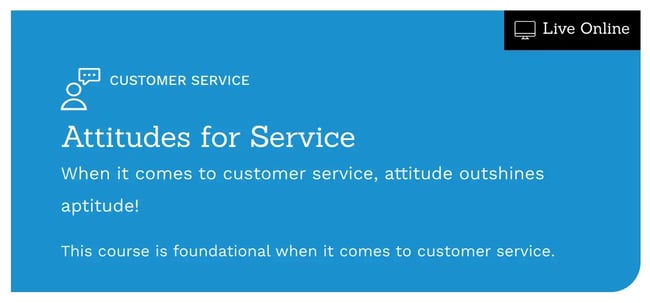 Dale Carnegie attitudes for service course pricing, customer service programs