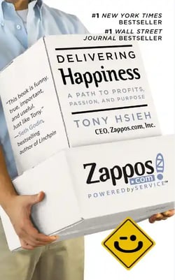 Delivering Happiness, A Path to Profits, Passion, and Purpose by Tony Hsieh, books on customer success